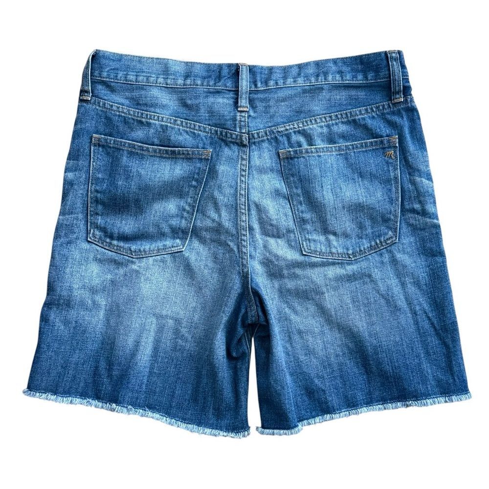 Madewell Blue Denim 100% Cotton Distressed Shorts. 28. - Picture 2 of 6